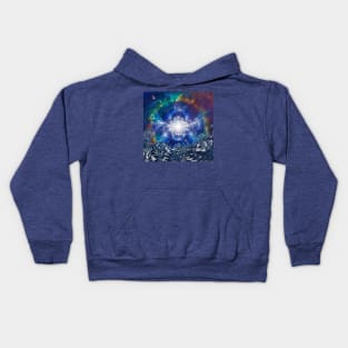 Surreal Space Wonderland Kids Hoodie